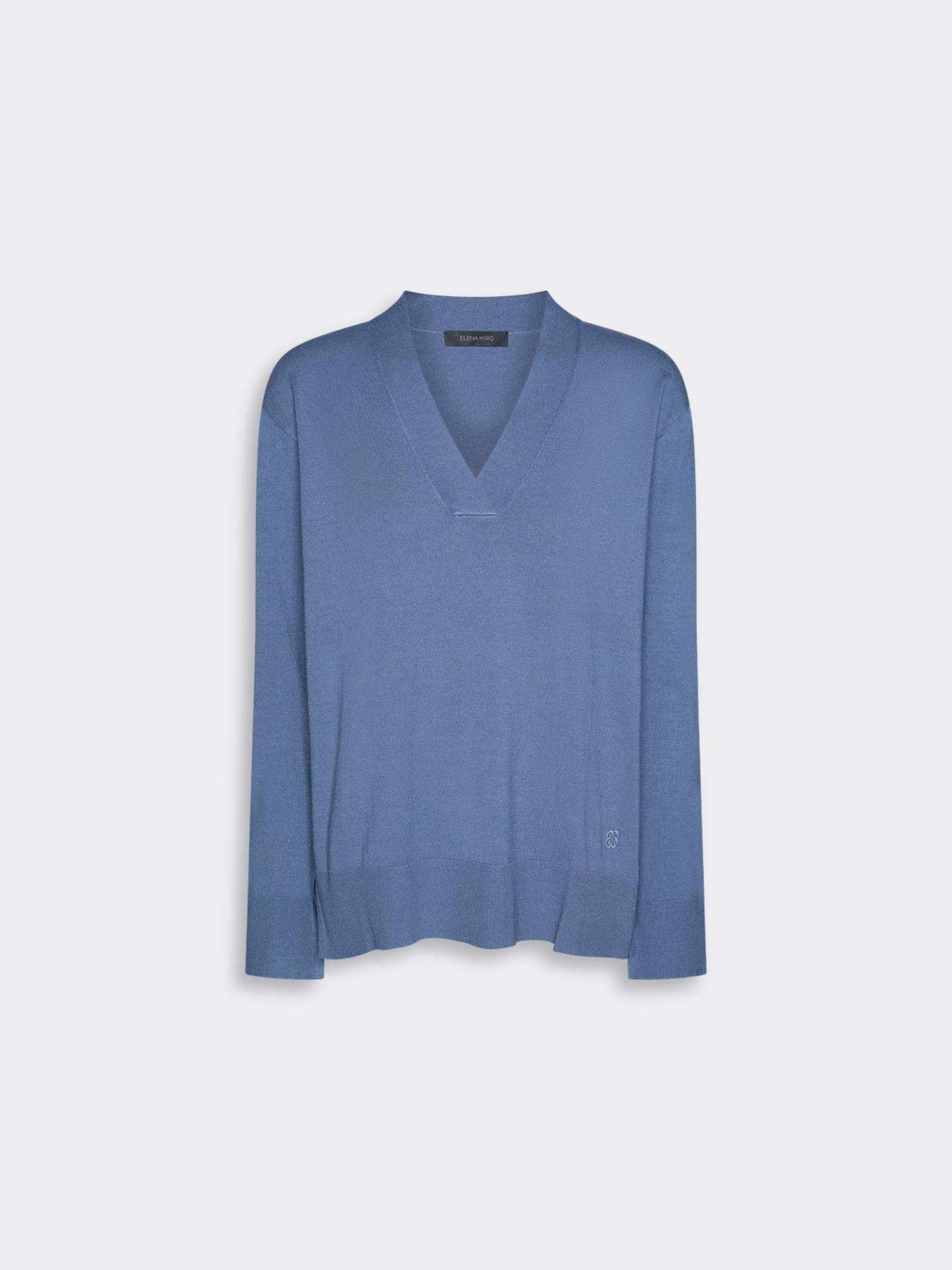 Camisola de Malha com Decote em V