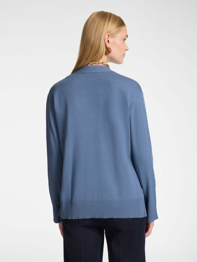 Camisola de Malha com Decote em V