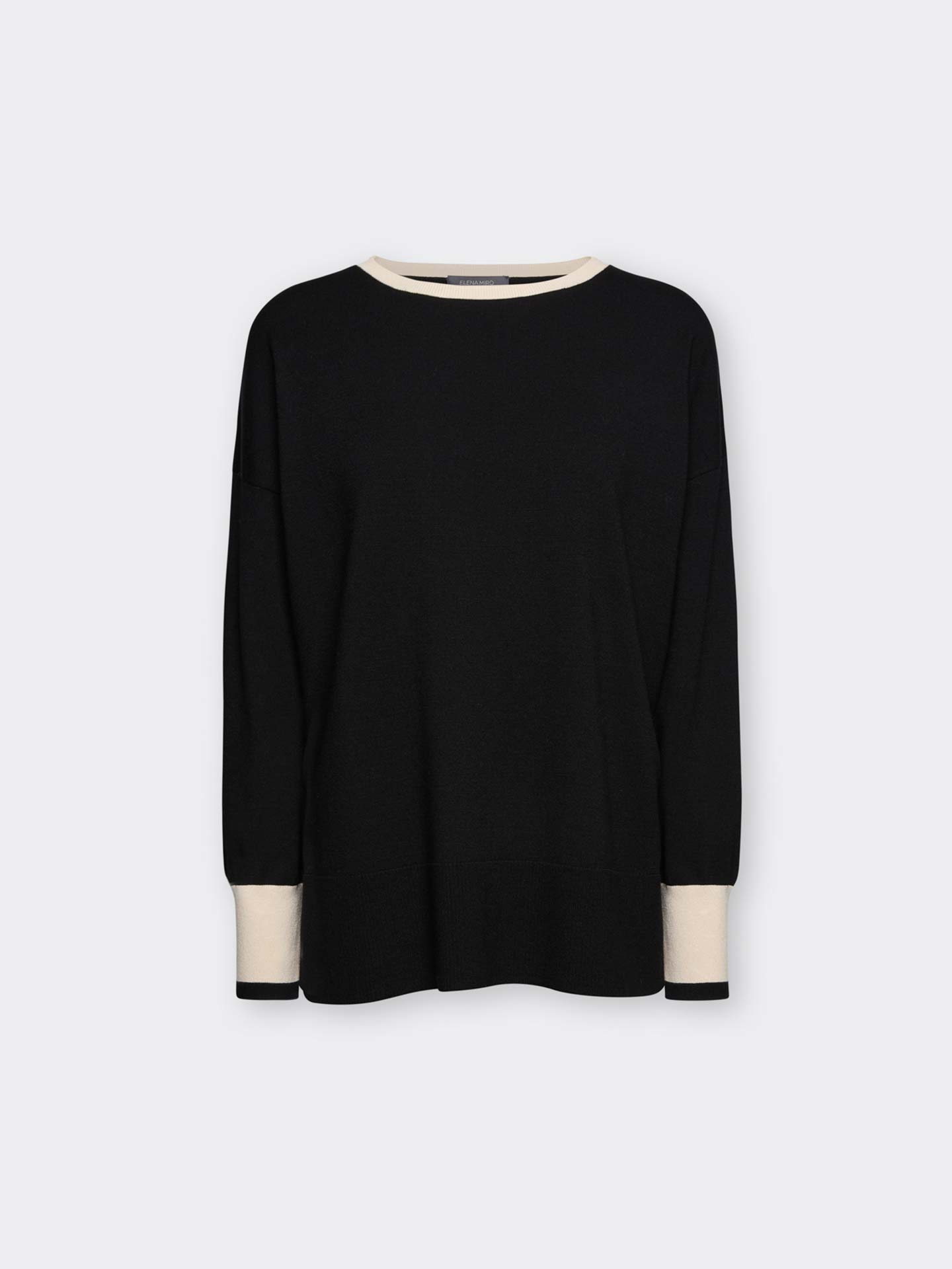 Camisola de Malha com Gola Redonda