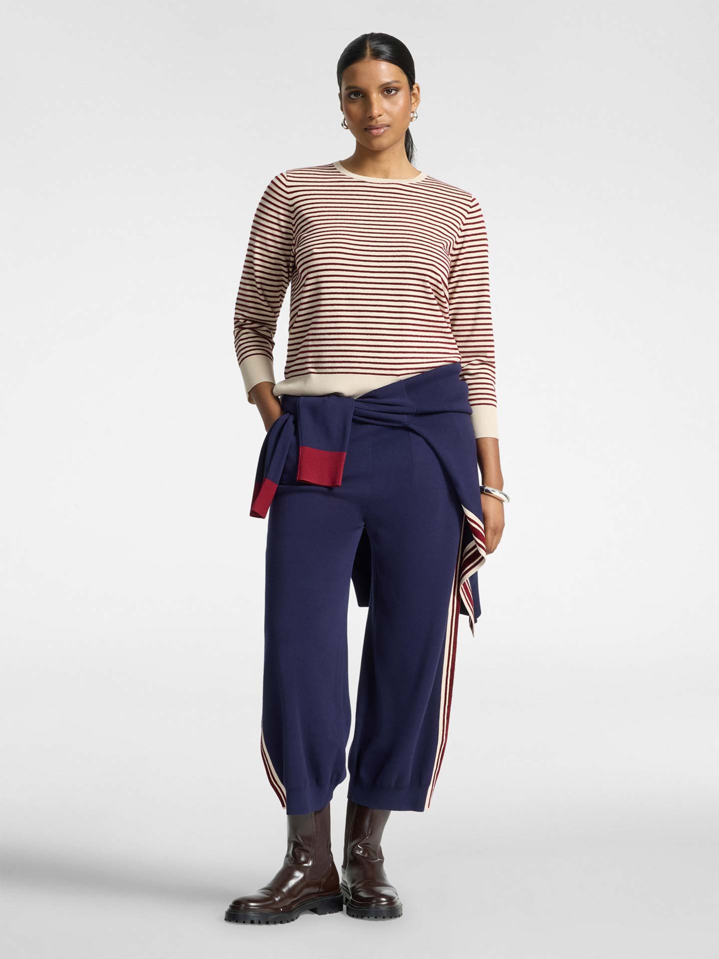 Camisola de Malha às Riscas