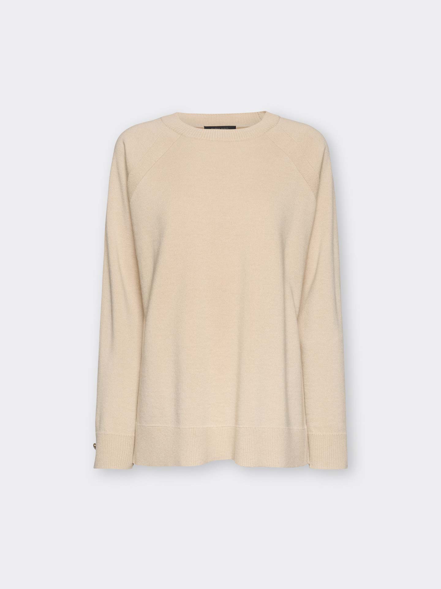 Camisola de Malha com Gola Redonda