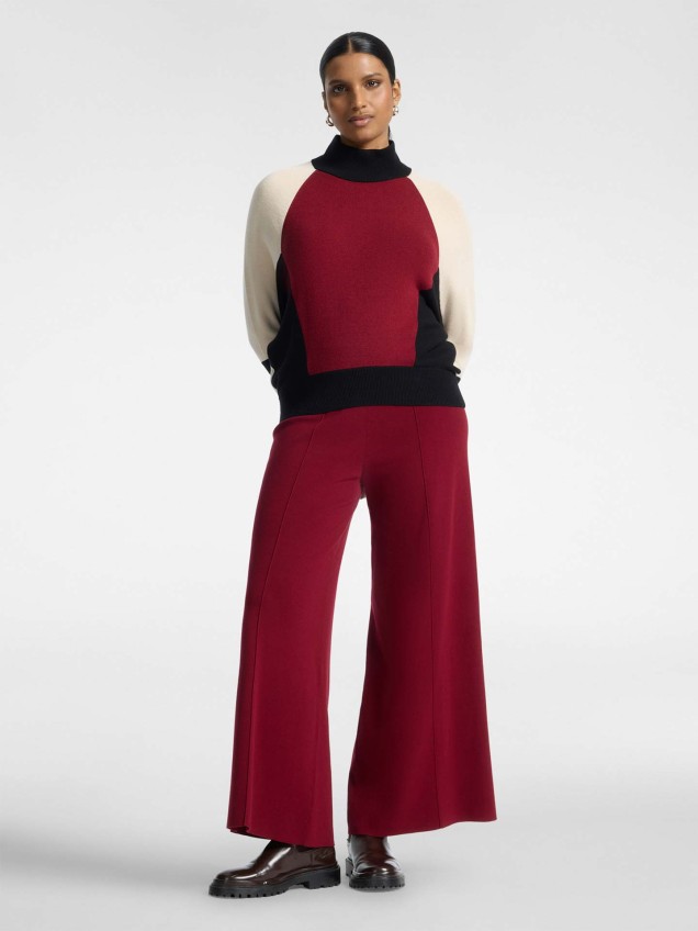 Camisola de Malha com Meia Gola