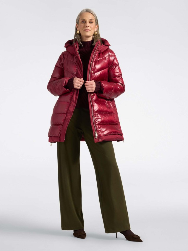Parka Acolchoada com Capuz