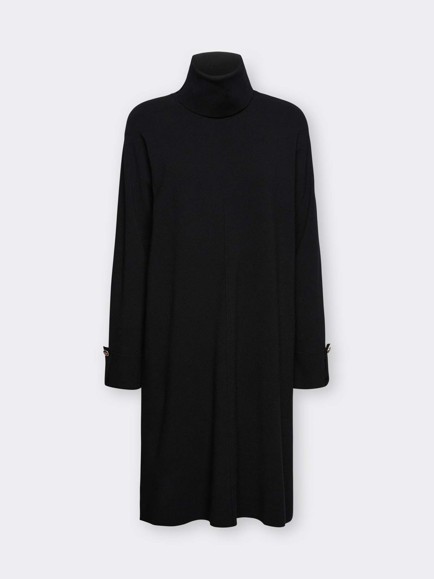 Vestido de Malha de Corte Reto