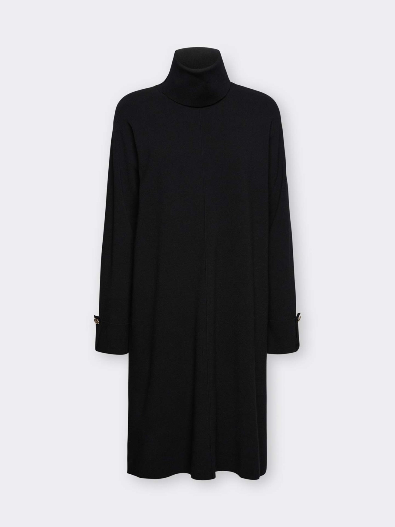 Vestido de Malha de Corte Reto