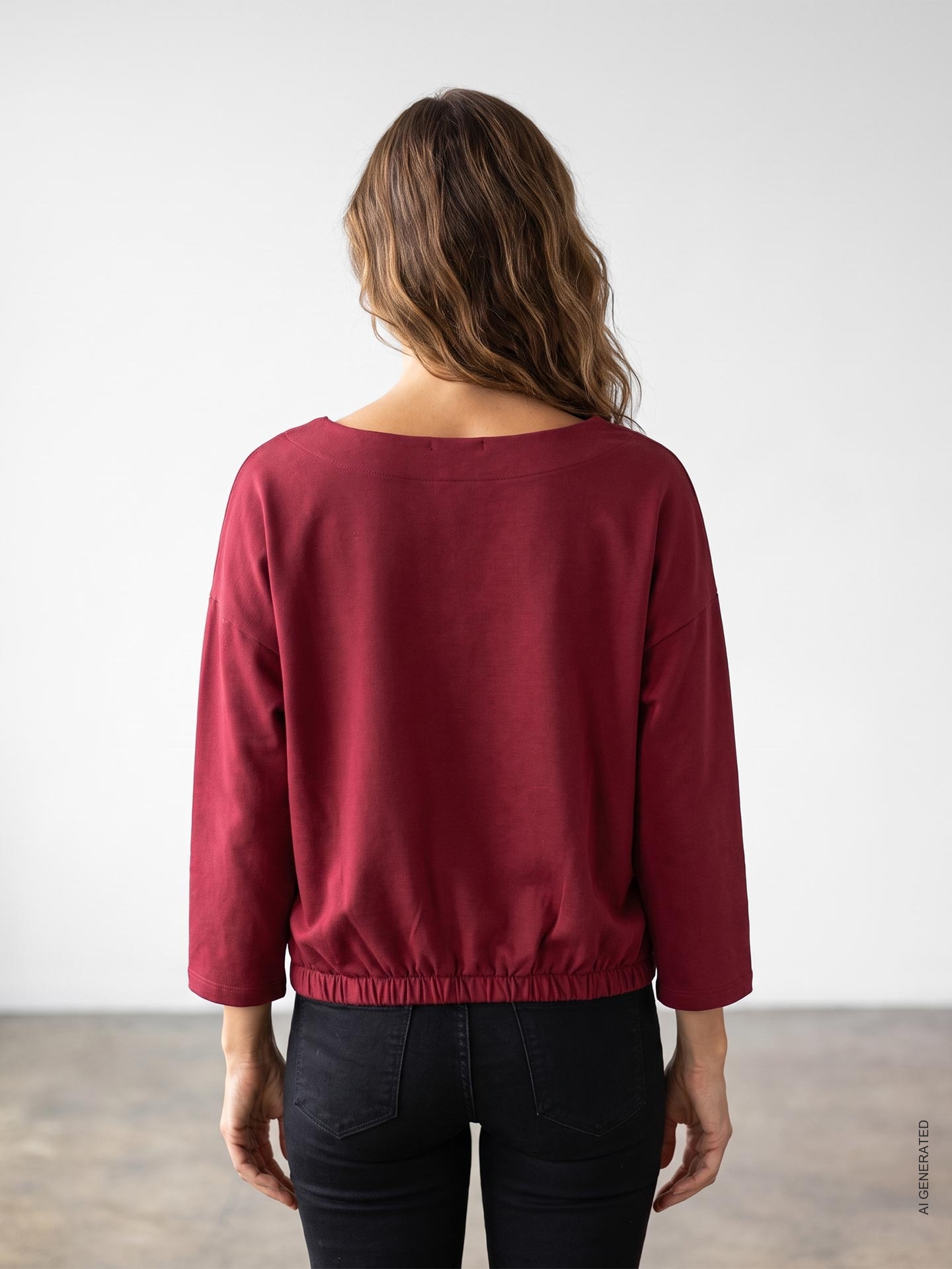 Blusa com Decote Rente