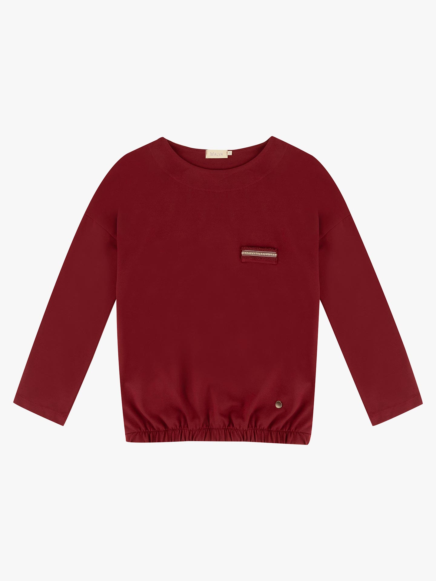 Blusa com Decote Rente