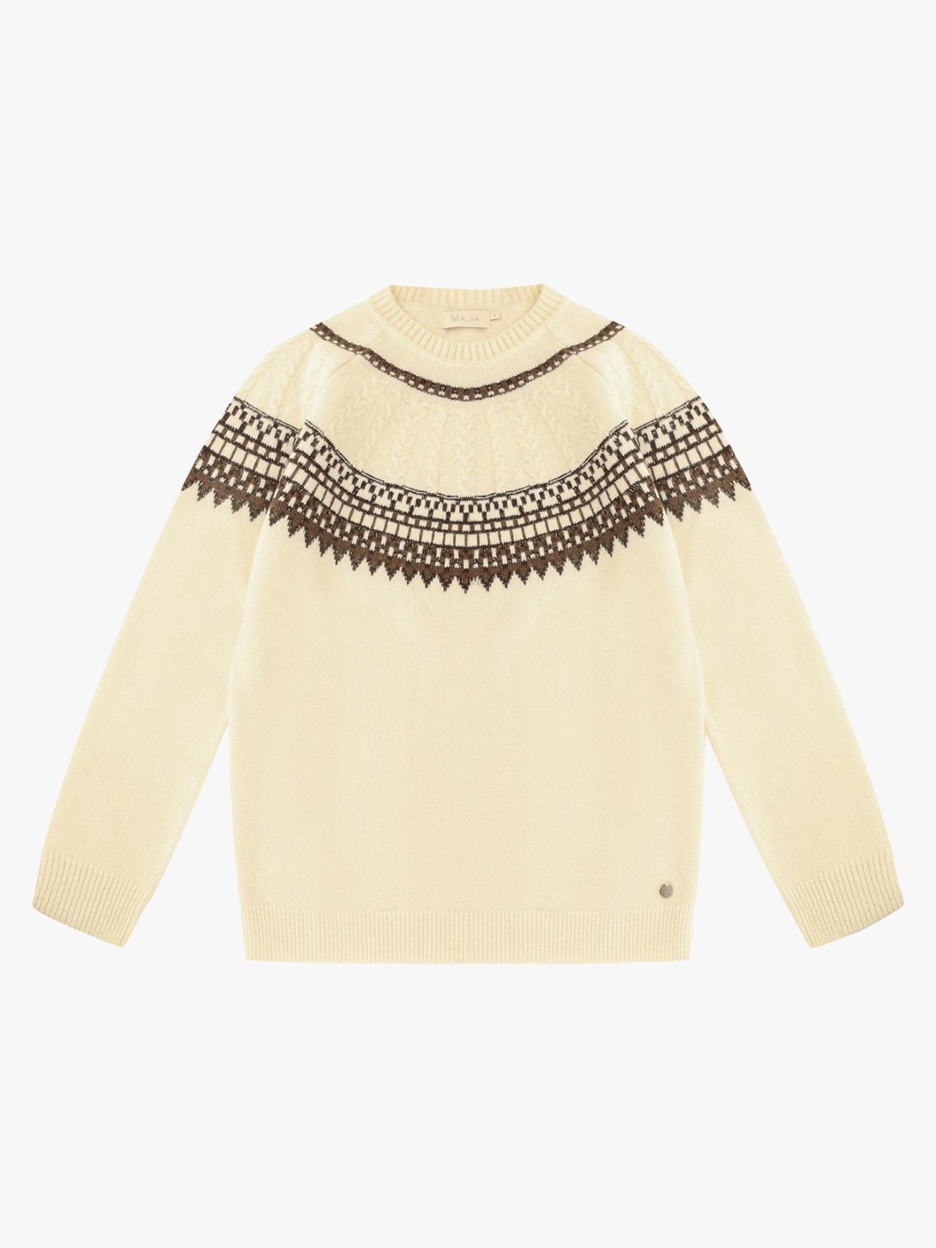 Camisola de Malha com Decote Rente