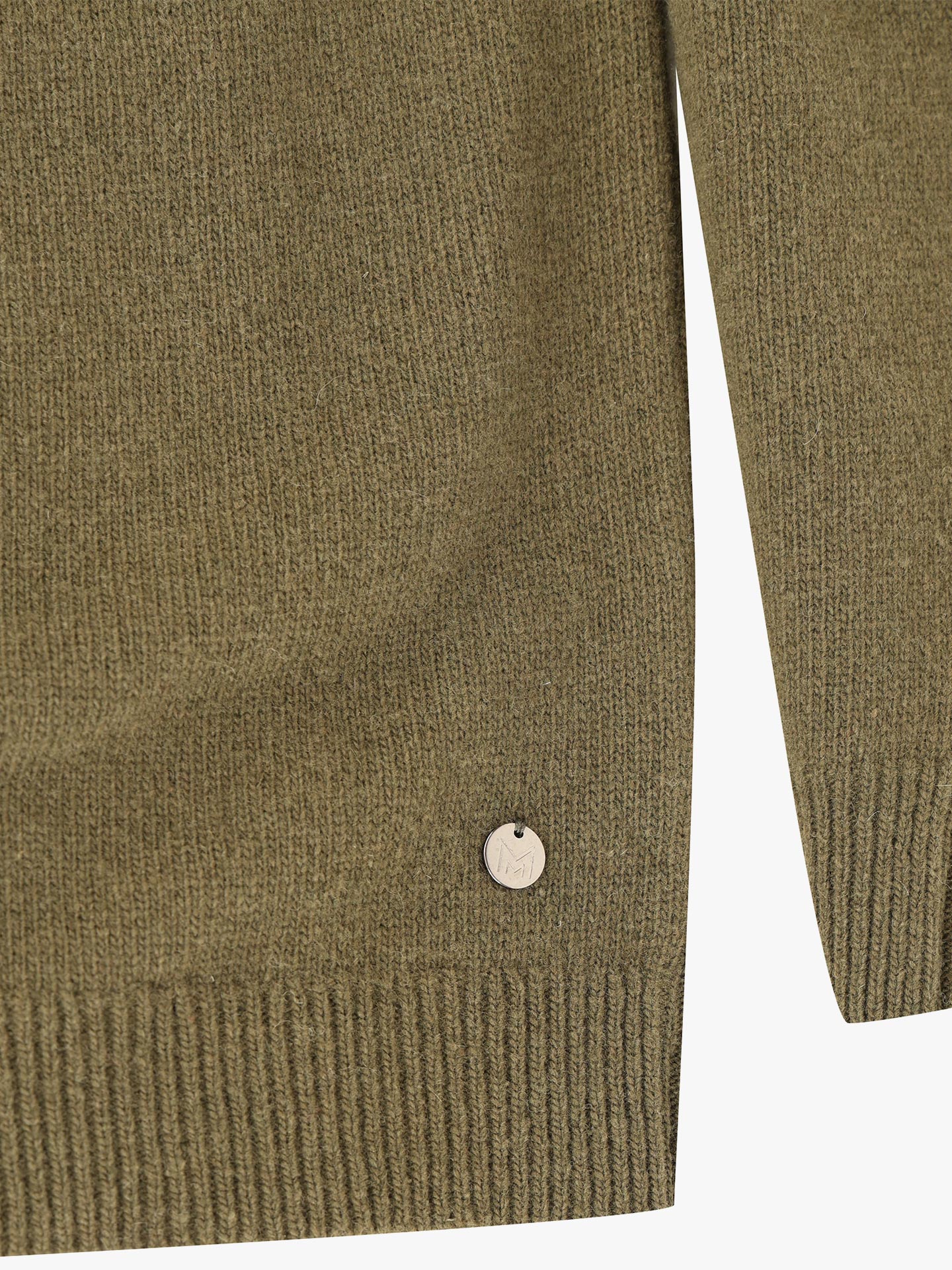 Camisola de Malha com Decote Rente