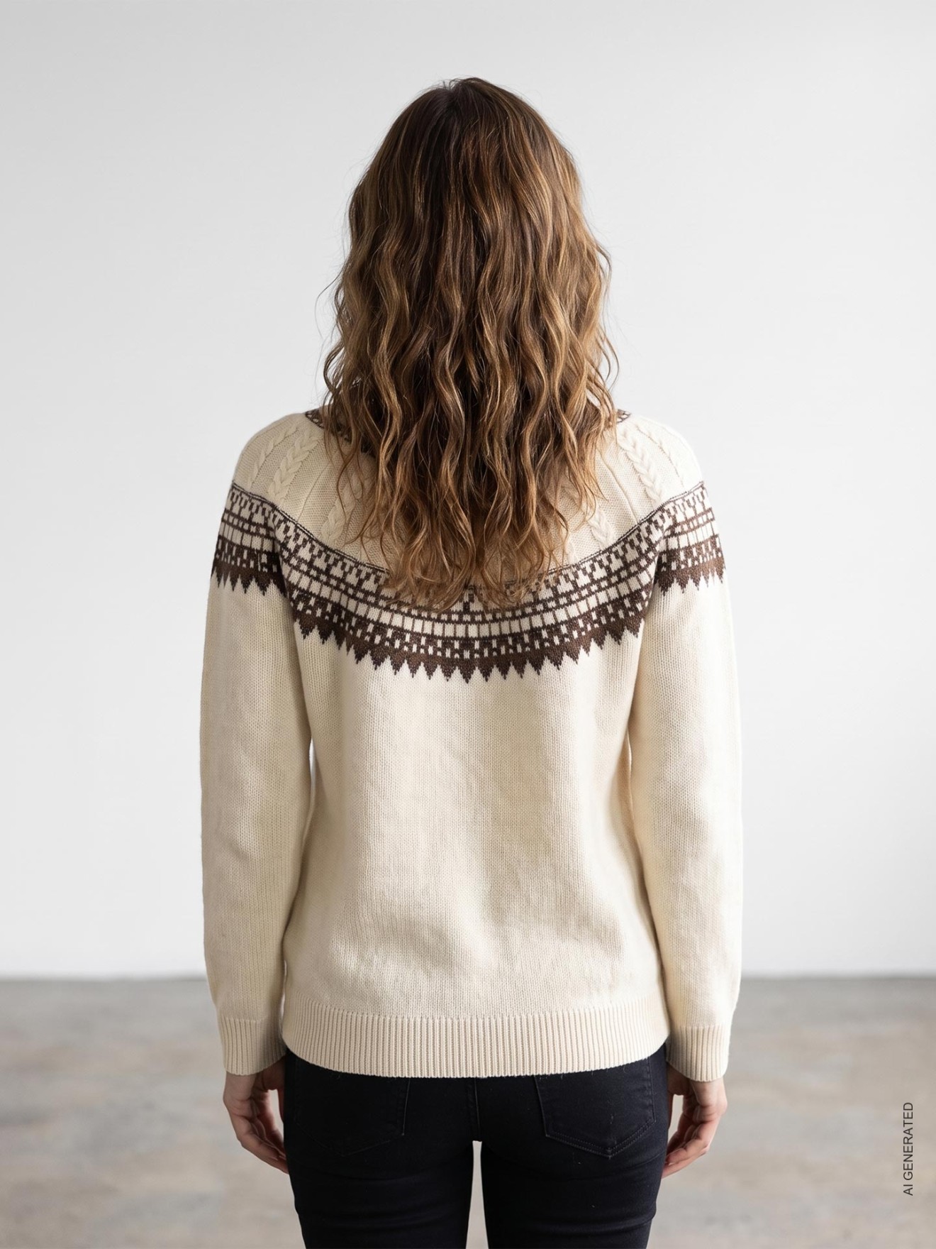 Camisola de Malha com Decote Rente