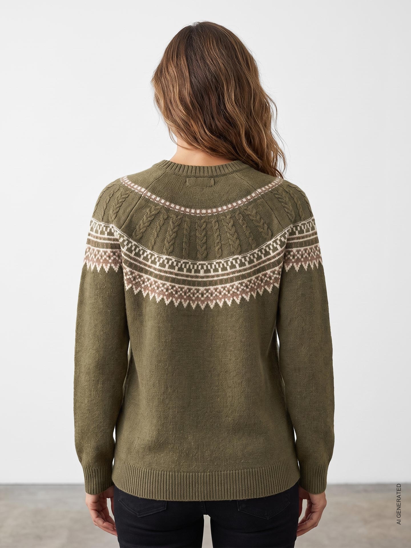 Camisola de Malha com Decote Rente