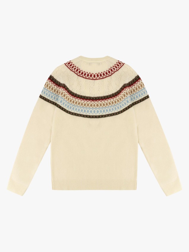 Camisola de Malha com Decote Redondo