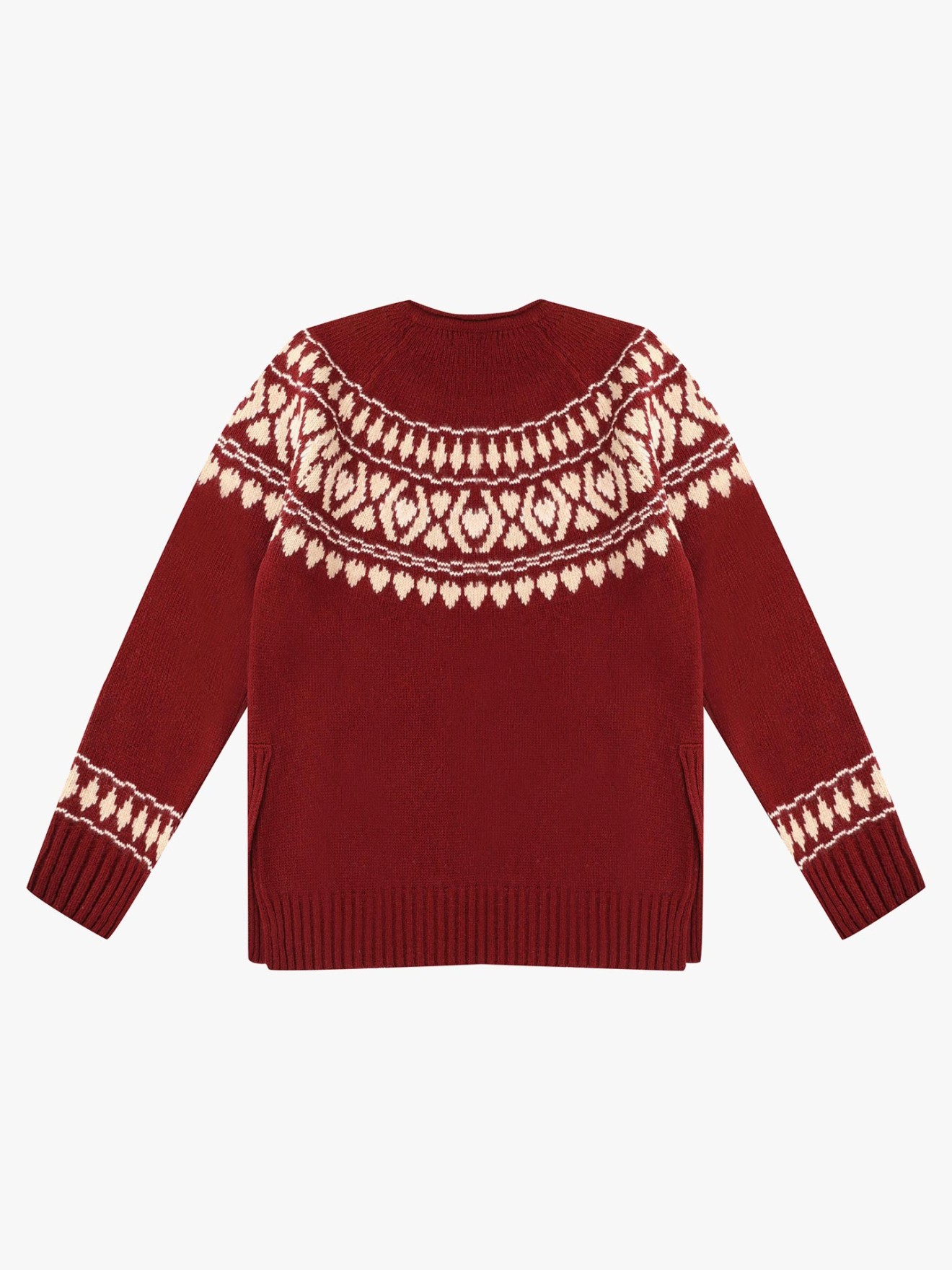 Camisola de Malha com Decote Rente