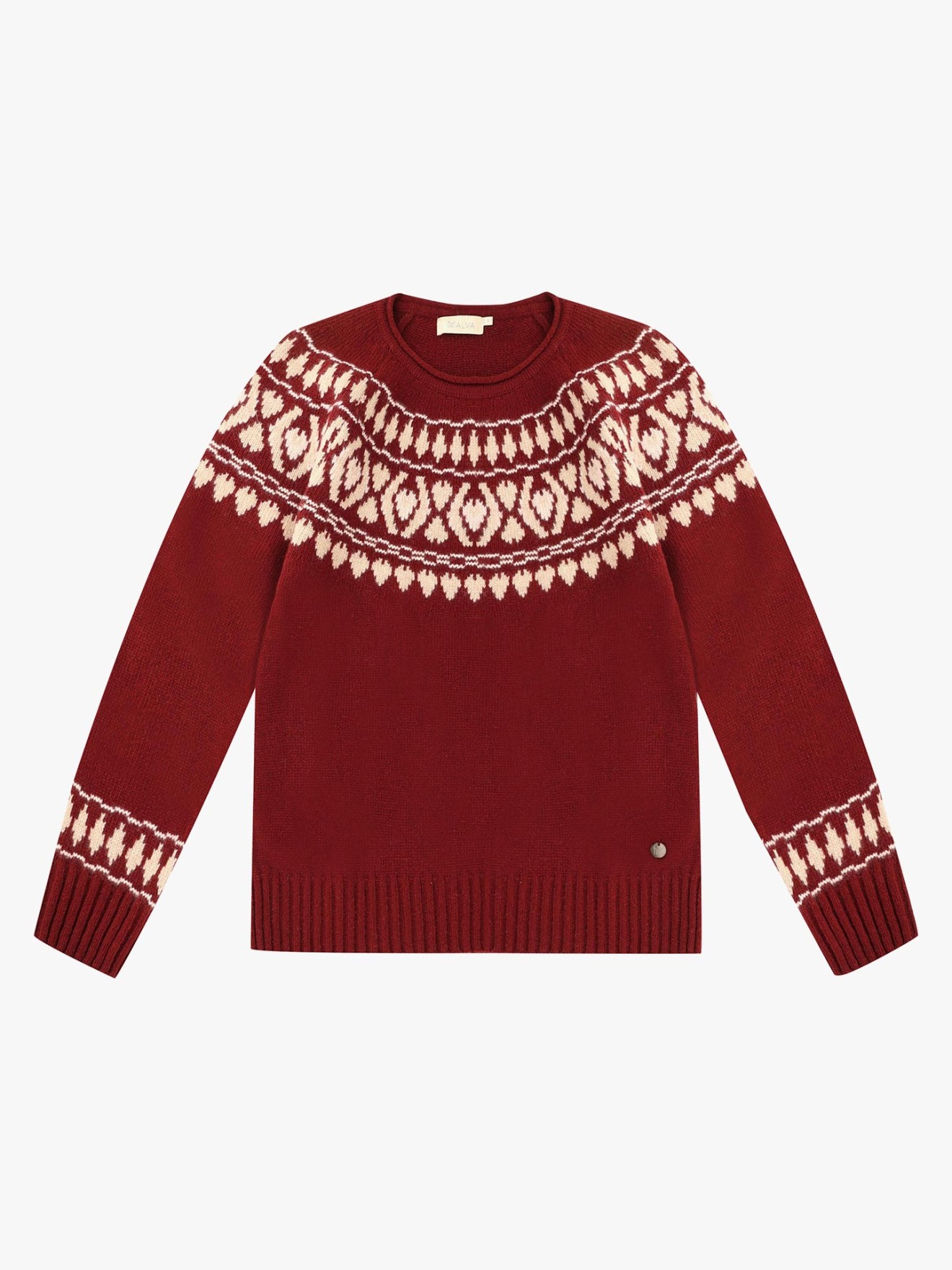 Camisola de Malha com Decote Rente
