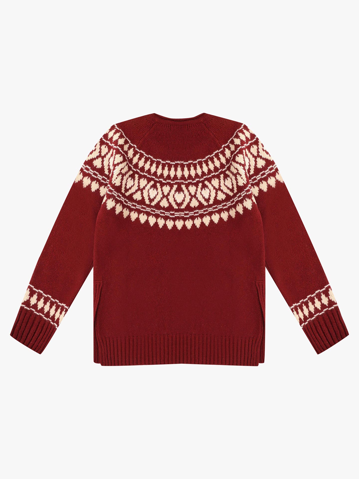 Camisola de Malha com Decote Rente