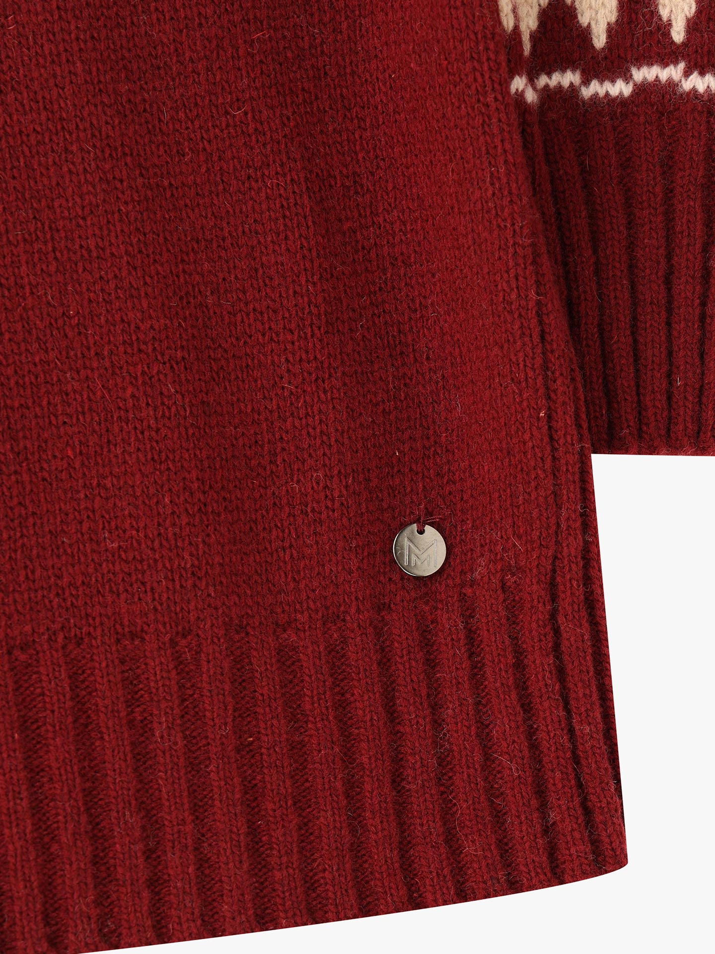 Camisola de Malha com Decote Rente
