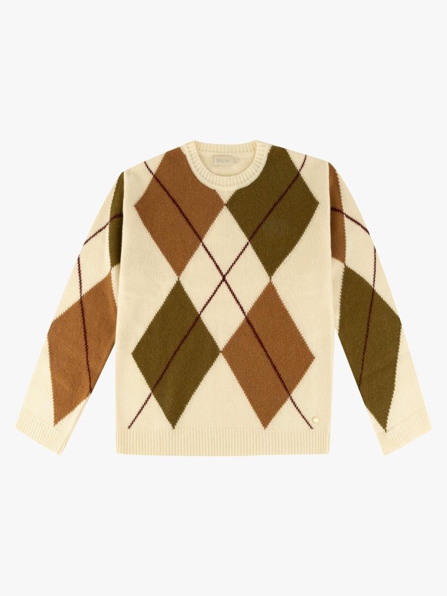 Camisola de Malha com Decote Rente
