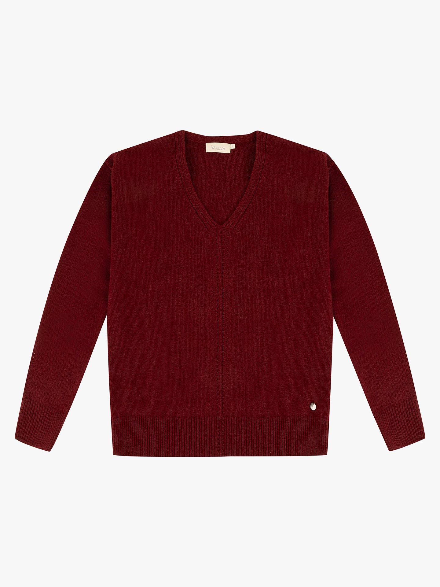 Camisola com Decote em Bico