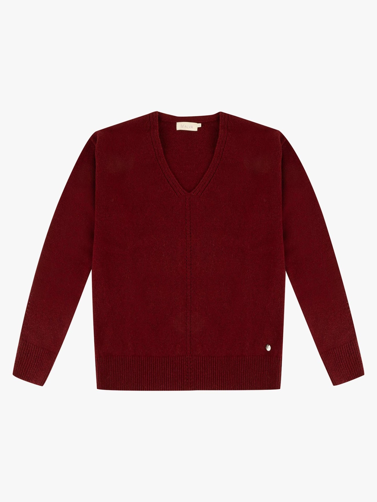 Camisola com Decote em Bico