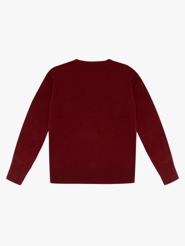 Camisola com Decote em Bico