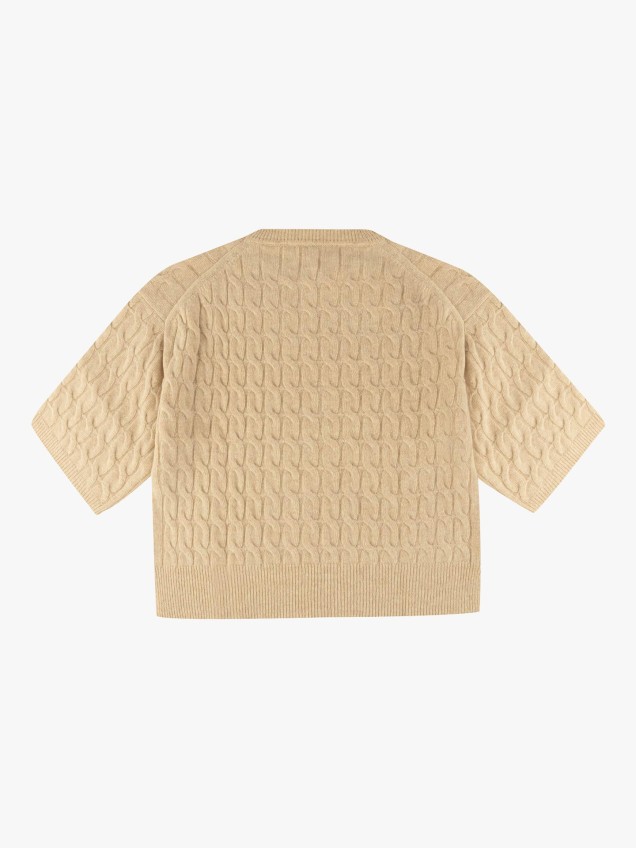 Camisola de Malha com Gola Redonda