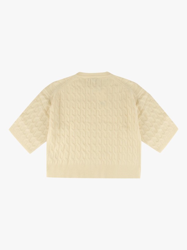Camisola de Malha com Gola Redonda