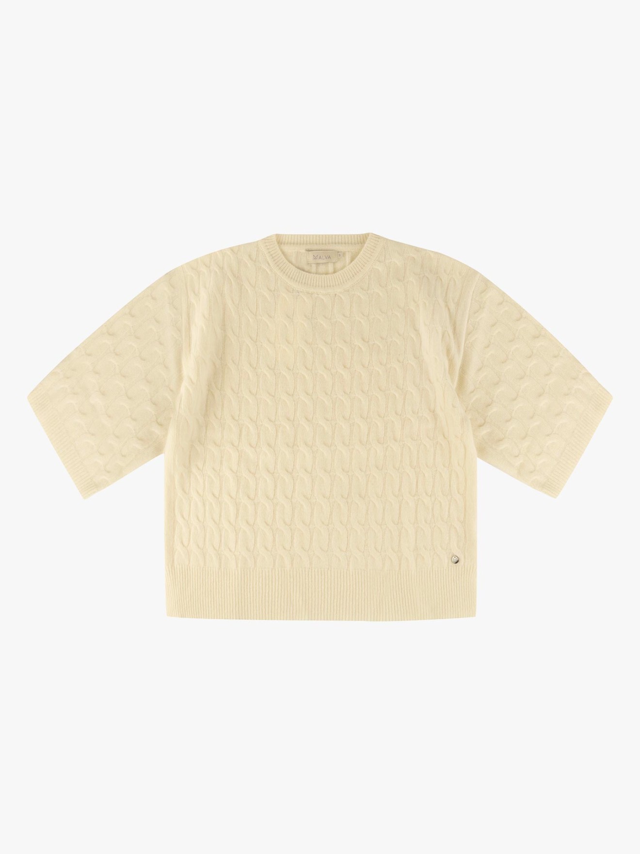 Camisola de Malha com Gola Redonda