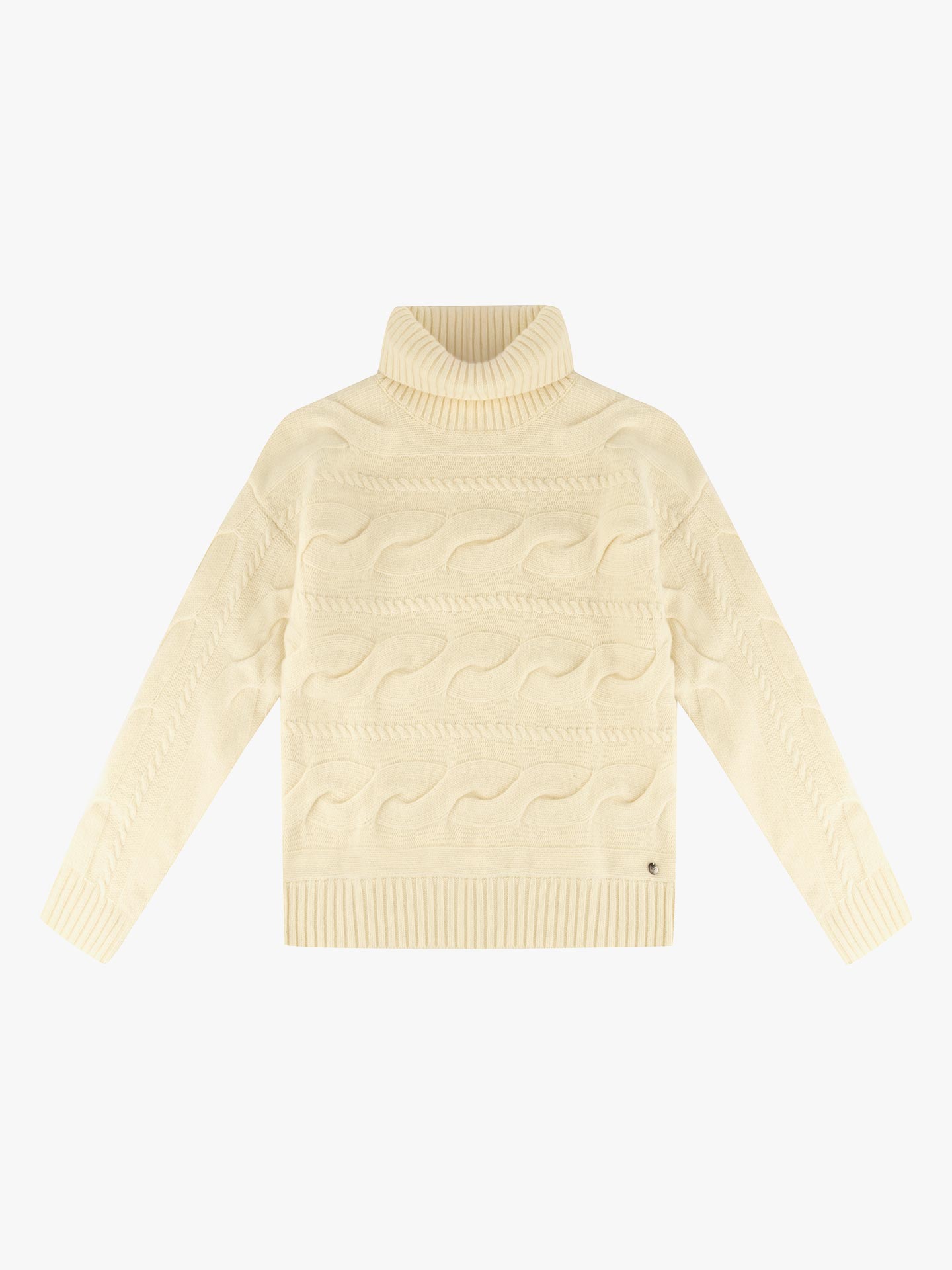 Camisola de Gola Alta em Malha