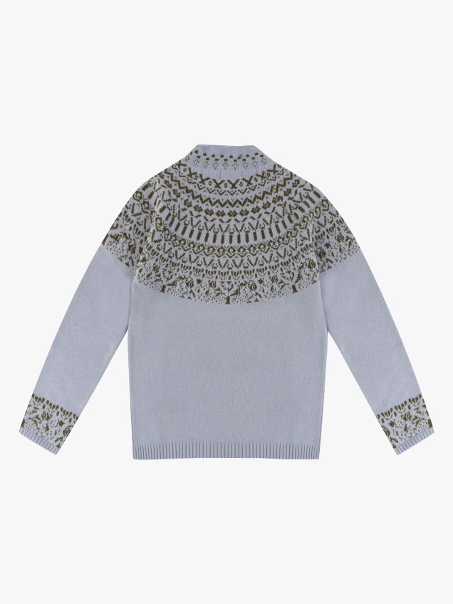 Camisola de Malha com Meia Gola