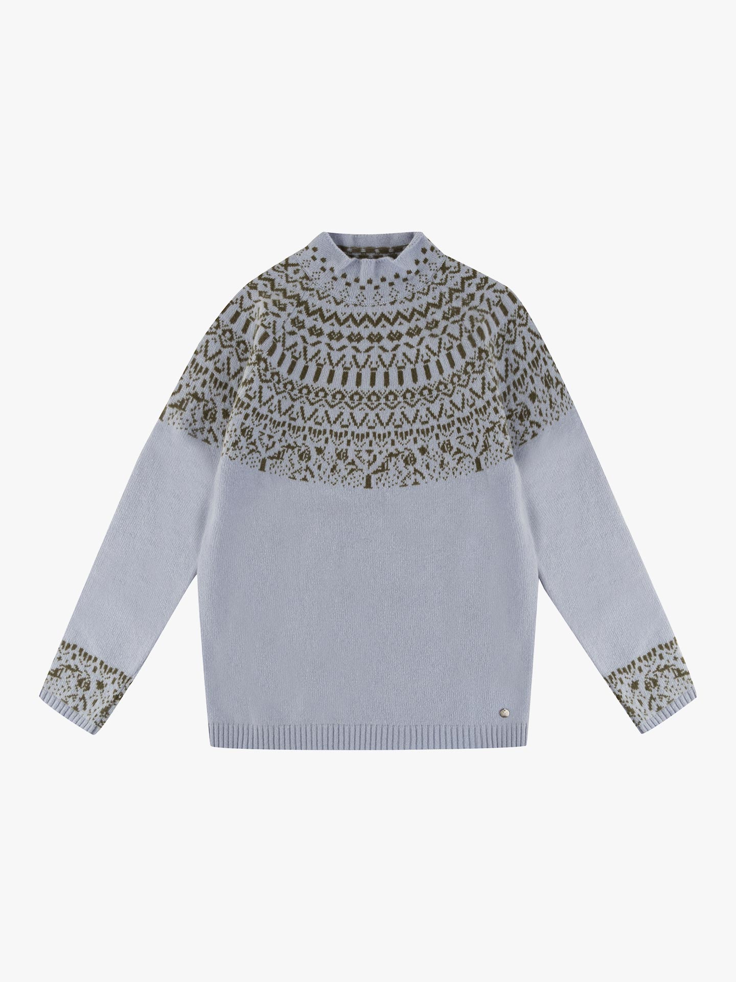 Camisola de Malha com Meia Gola
