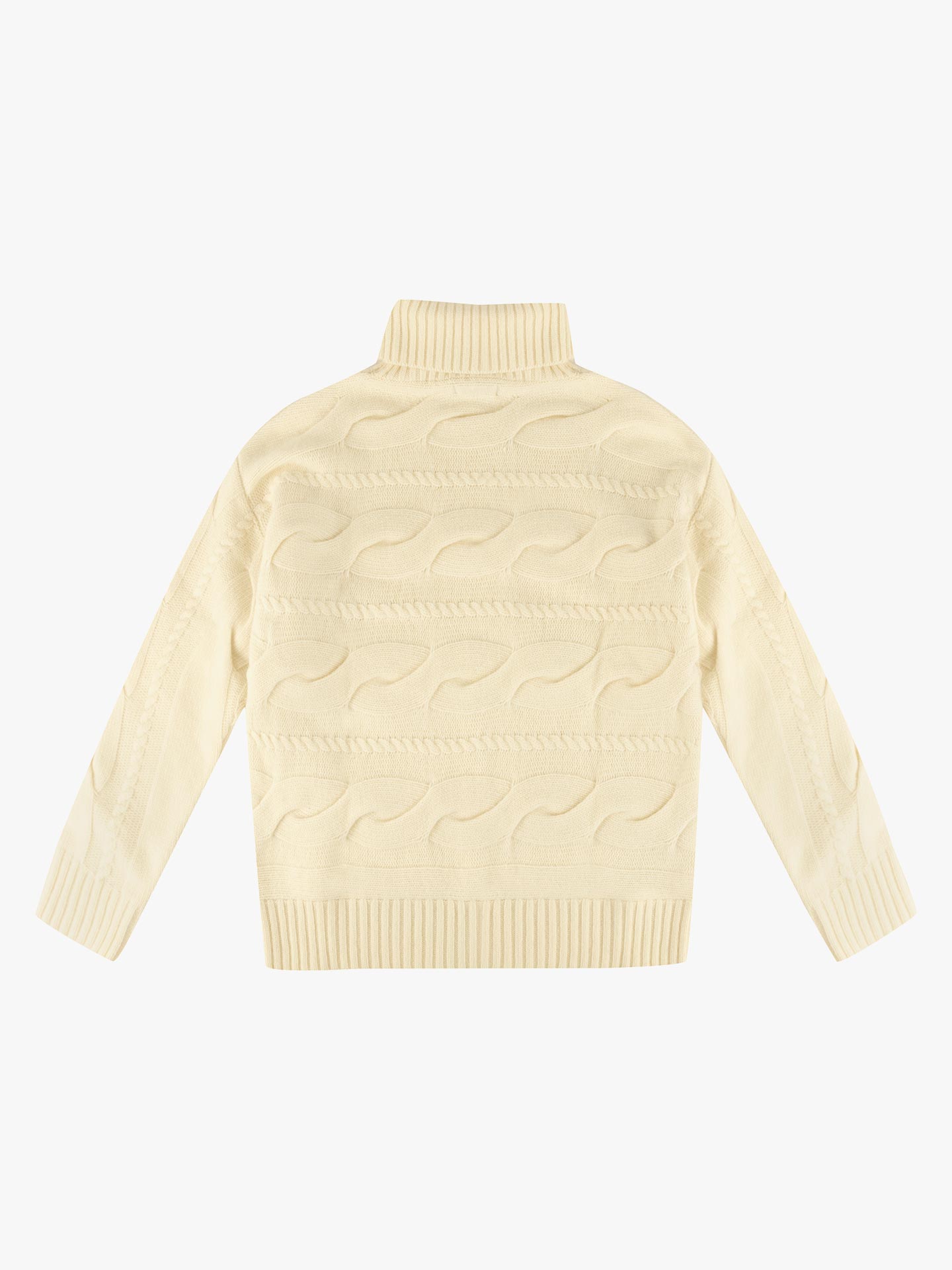 Camisola de Gola Alta em Malha