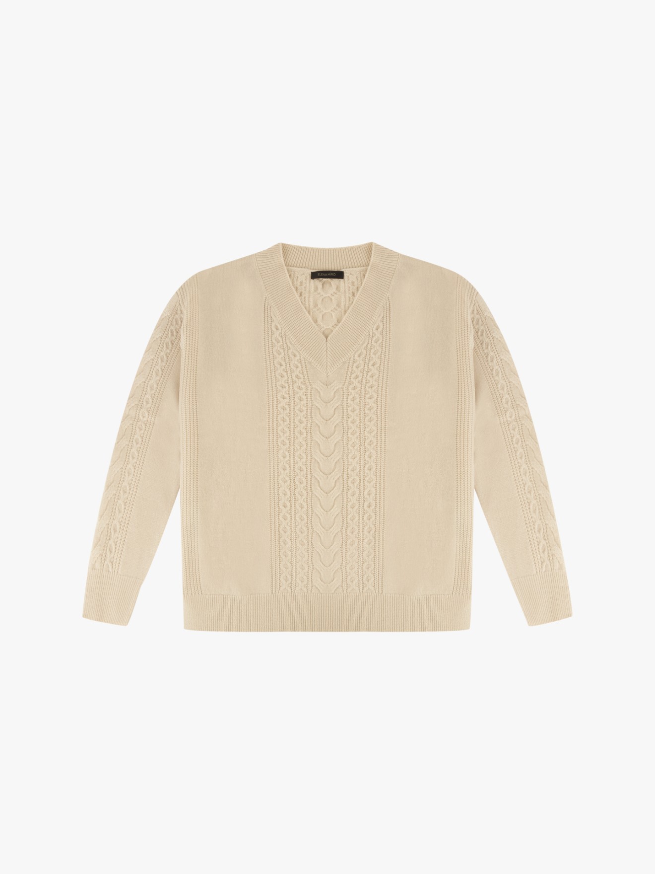 Camisola de L� com Decote em Bico