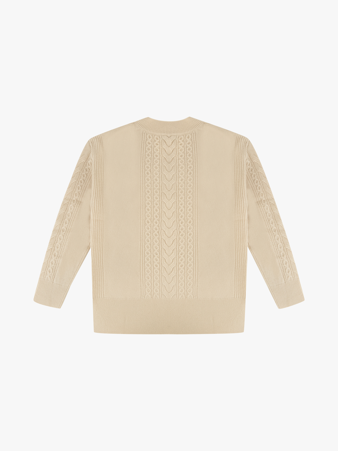 Camisola de Lã com Decote em Bico