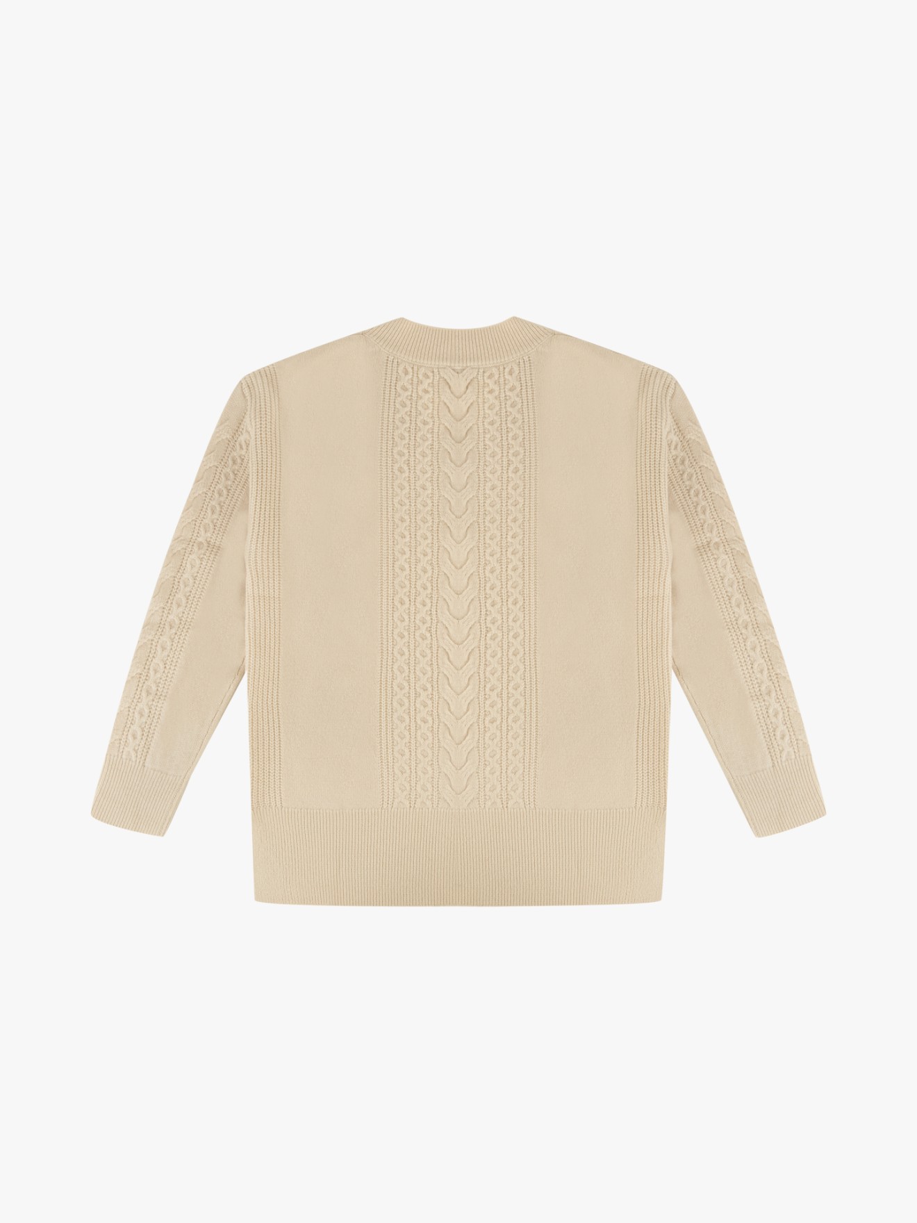 Camisola de Lã com Decote em Bico