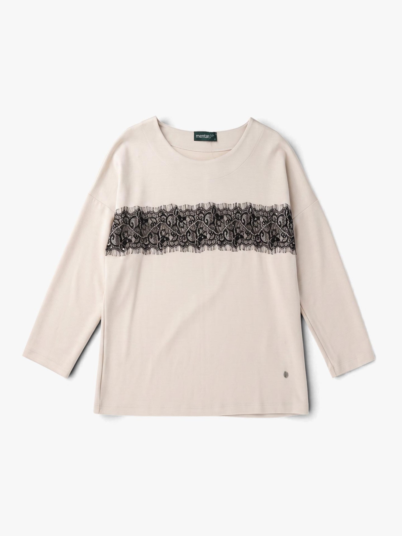 Camisola com Pormenor de Renda