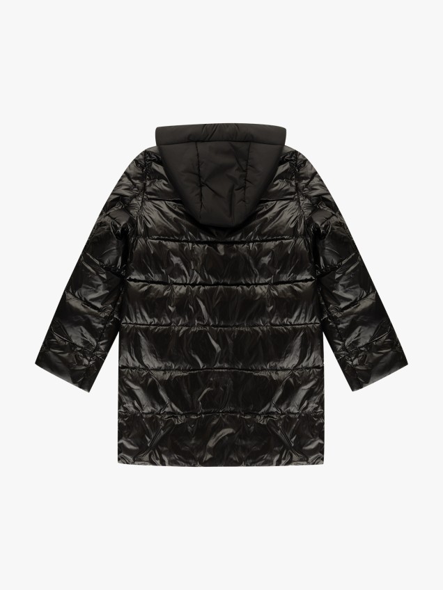Parka Acolchoada com Capuz