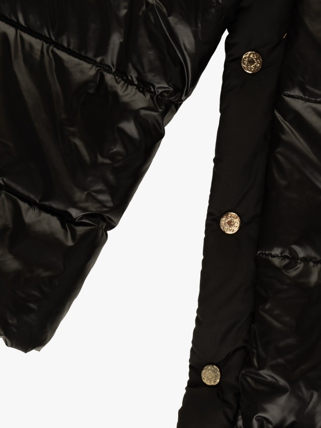 Parka Acolchoada com Capuz