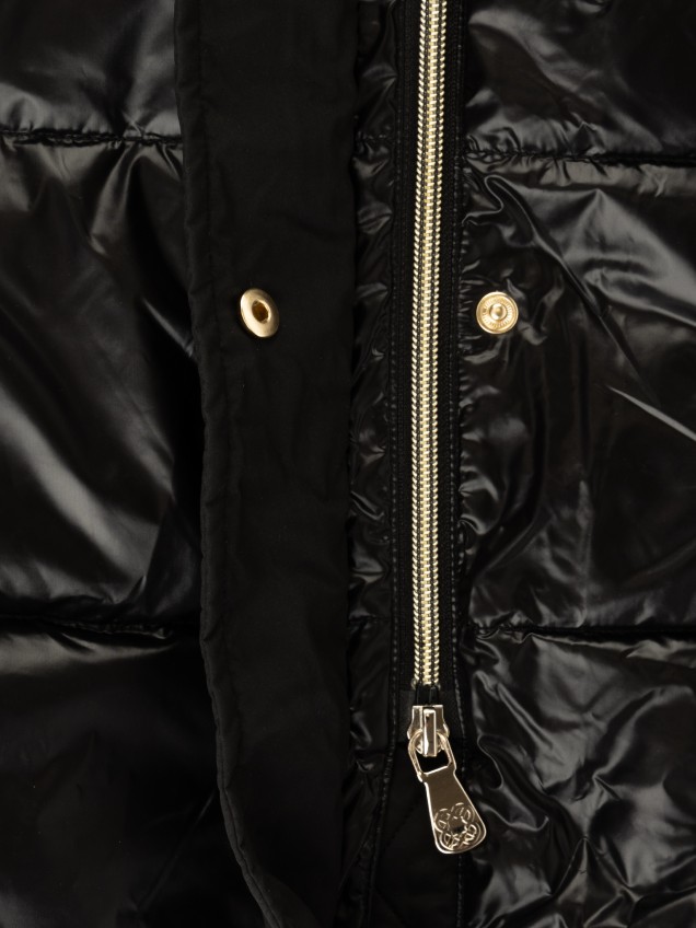 Parka Acolchoada com Capuz