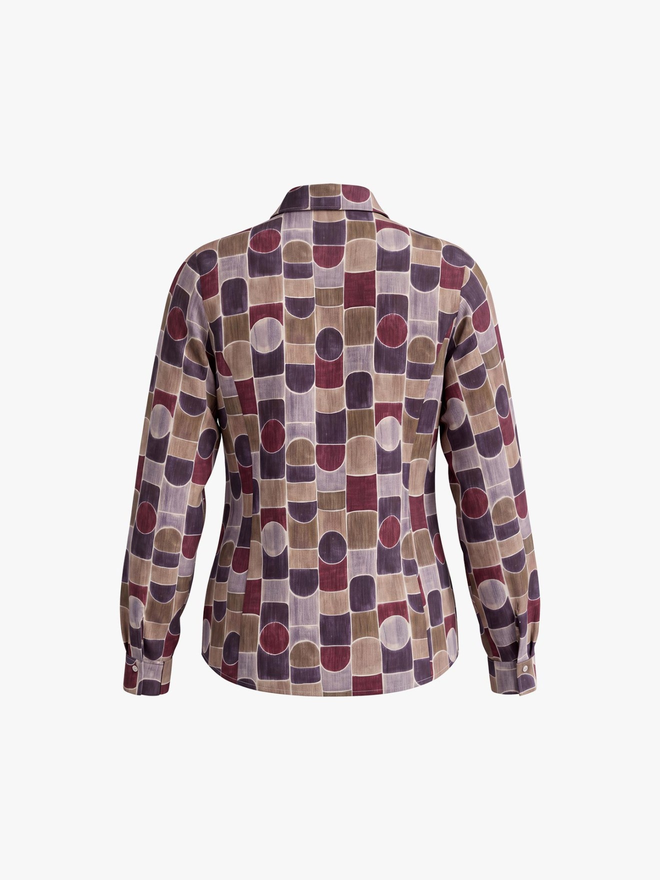 Blusa com Padr�o Geom�trico