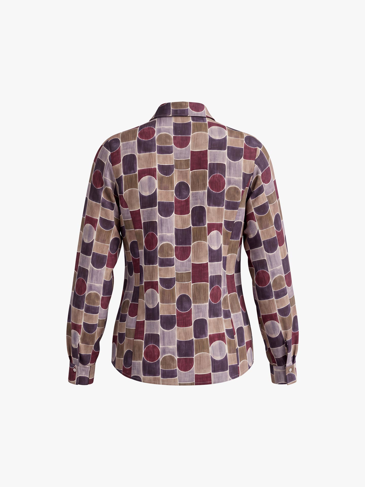 Blusa com Padrão Geométrico