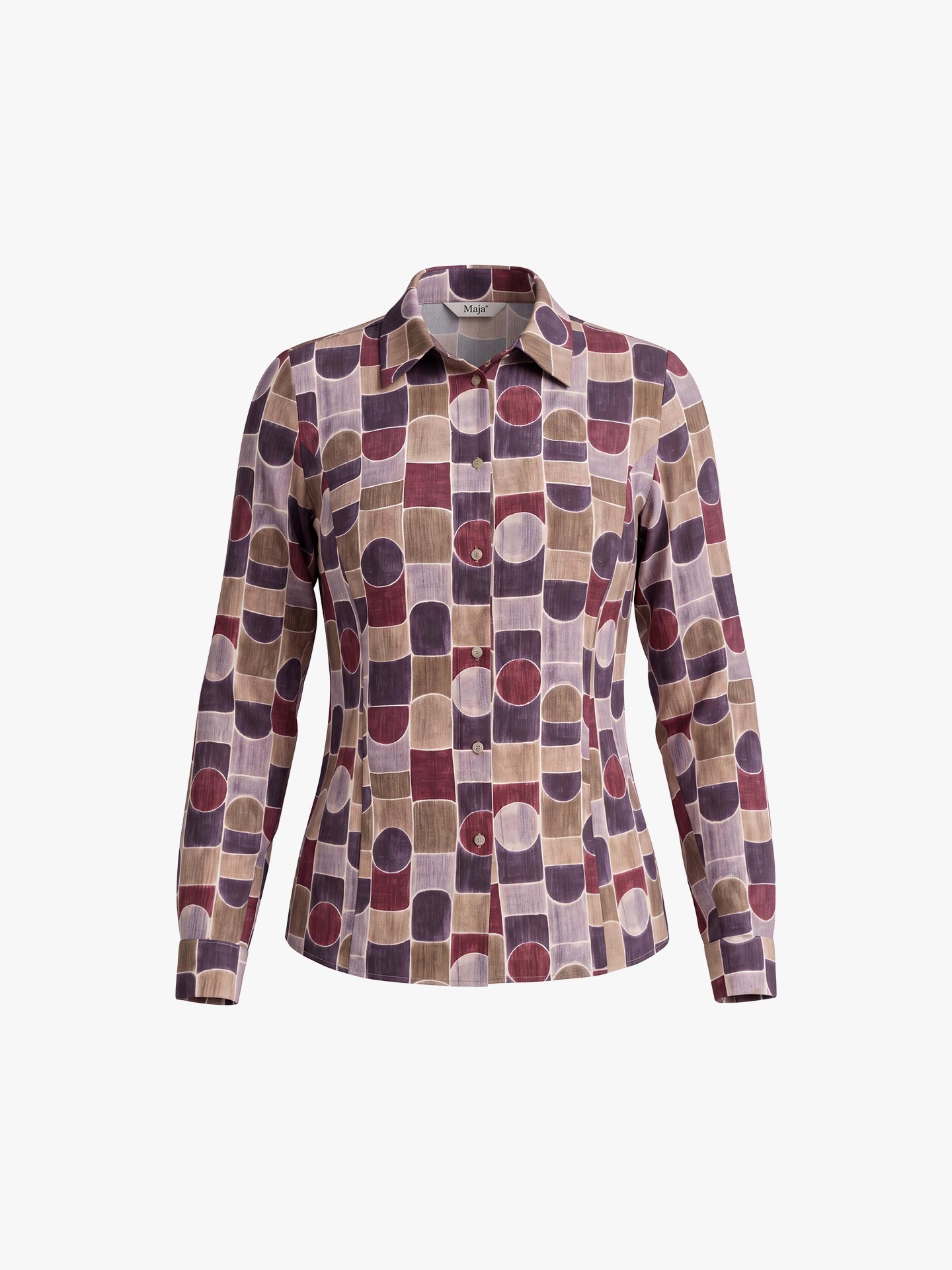 Blusa com Padrão Geométrico