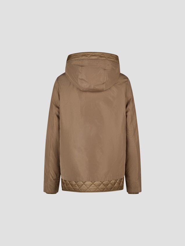 Parka com Capuz Ajustável