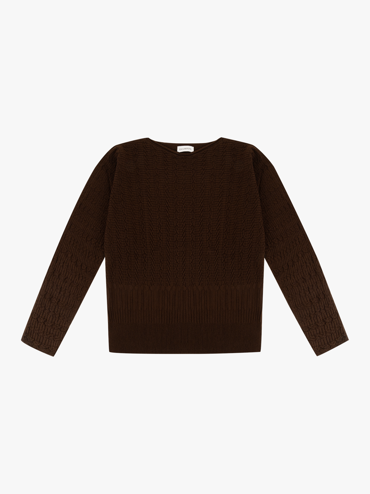 Camisola de Malha com Decote Rente