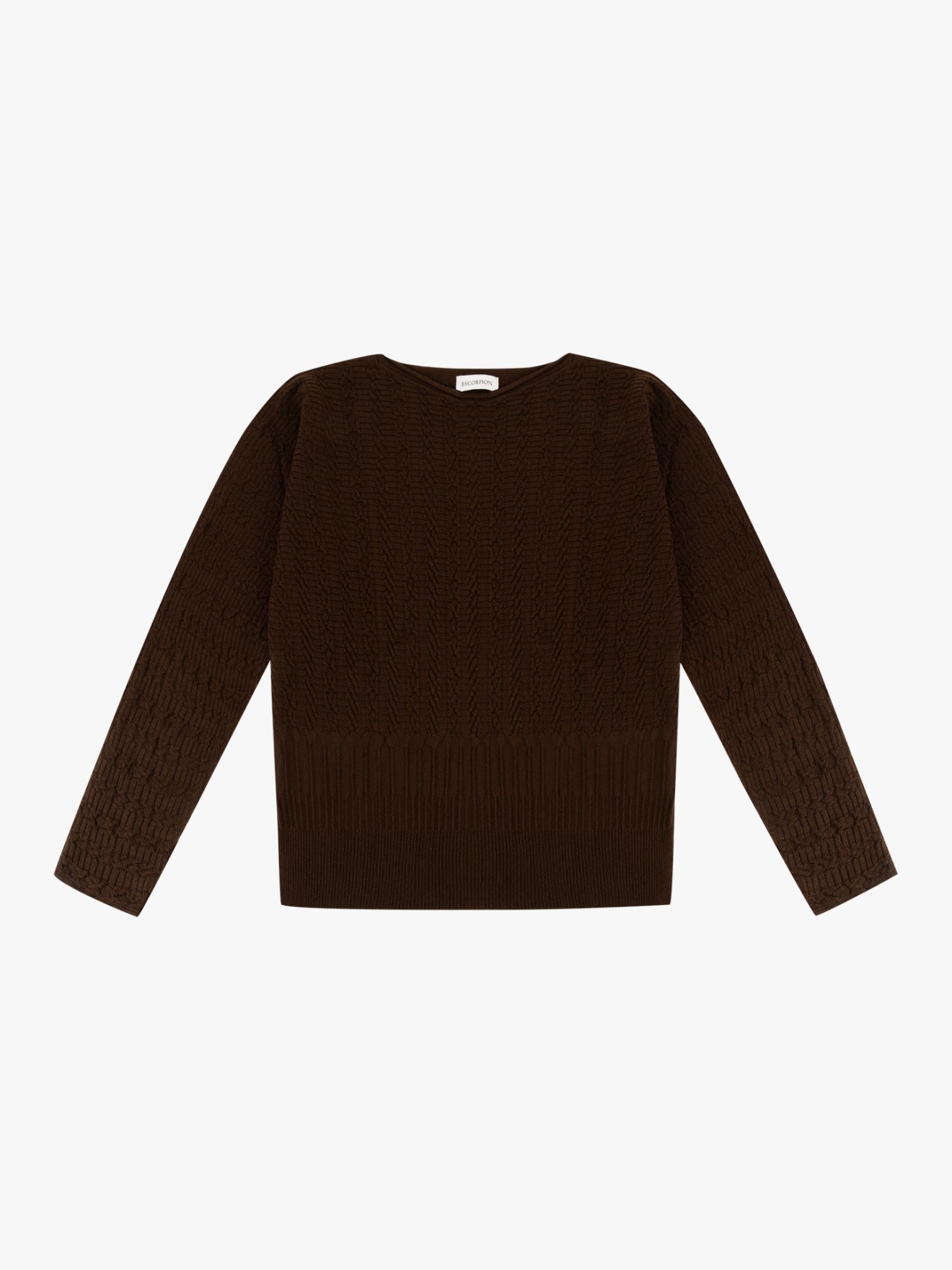 Camisola de Malha com Decote Rente