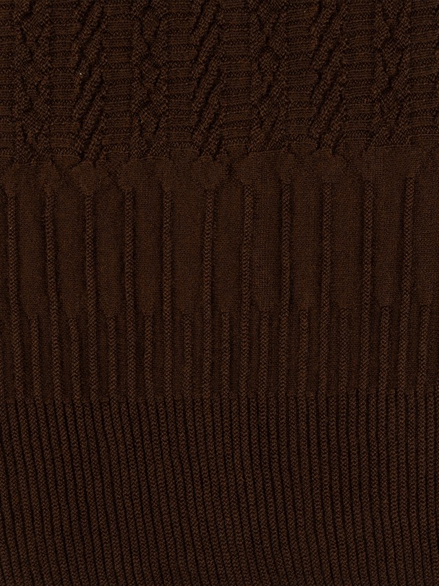 Camisola de Malha com Decote Rente