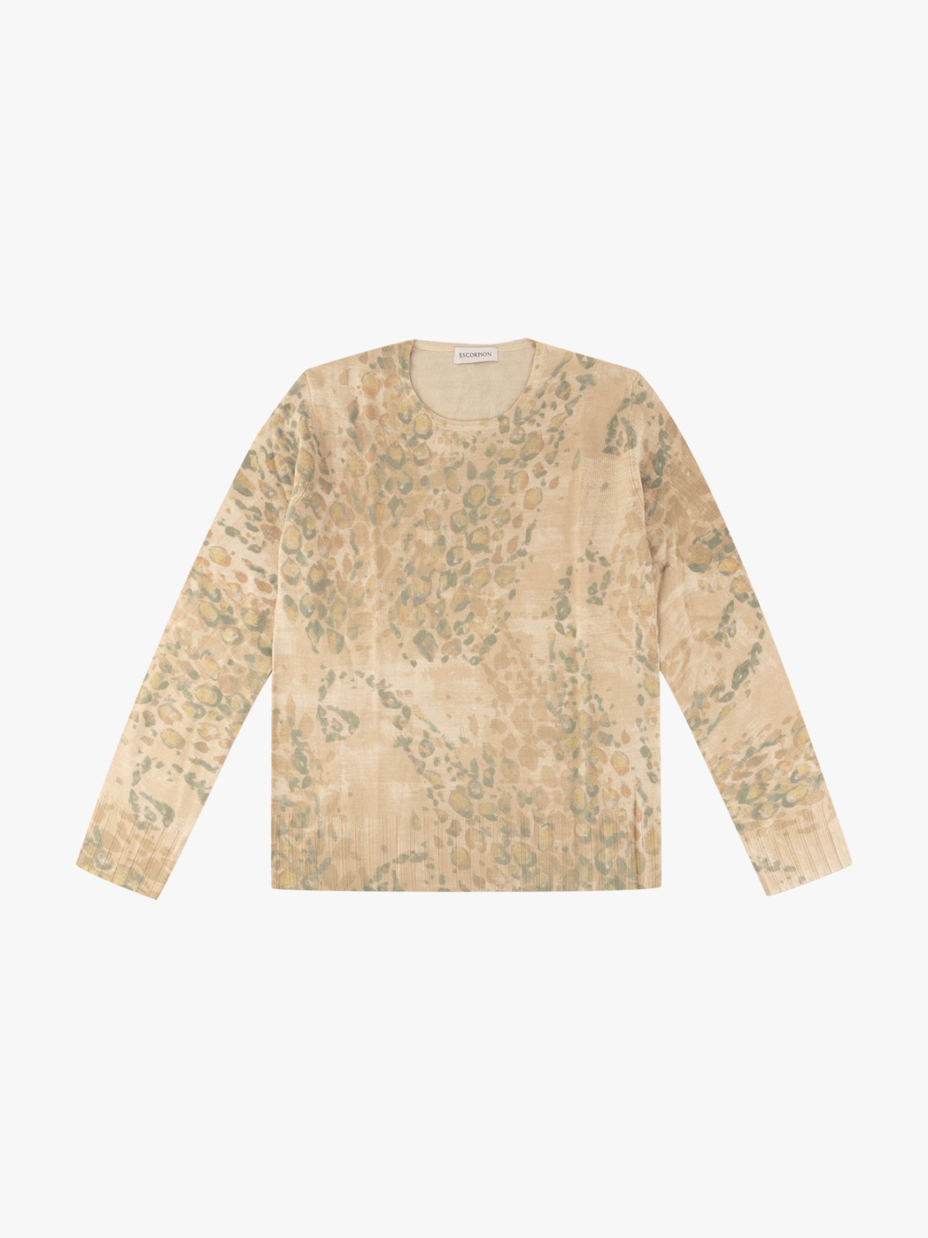 Camisola de Malha com Decote Rente