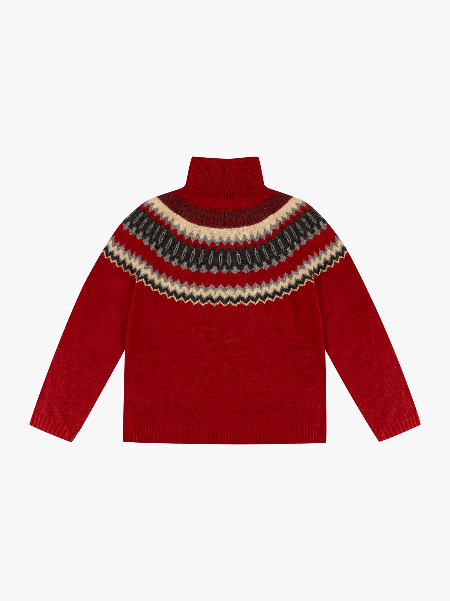 Camisola de Malha com Gola Alta