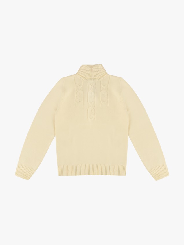 Camisola de Malha com Gola Alta