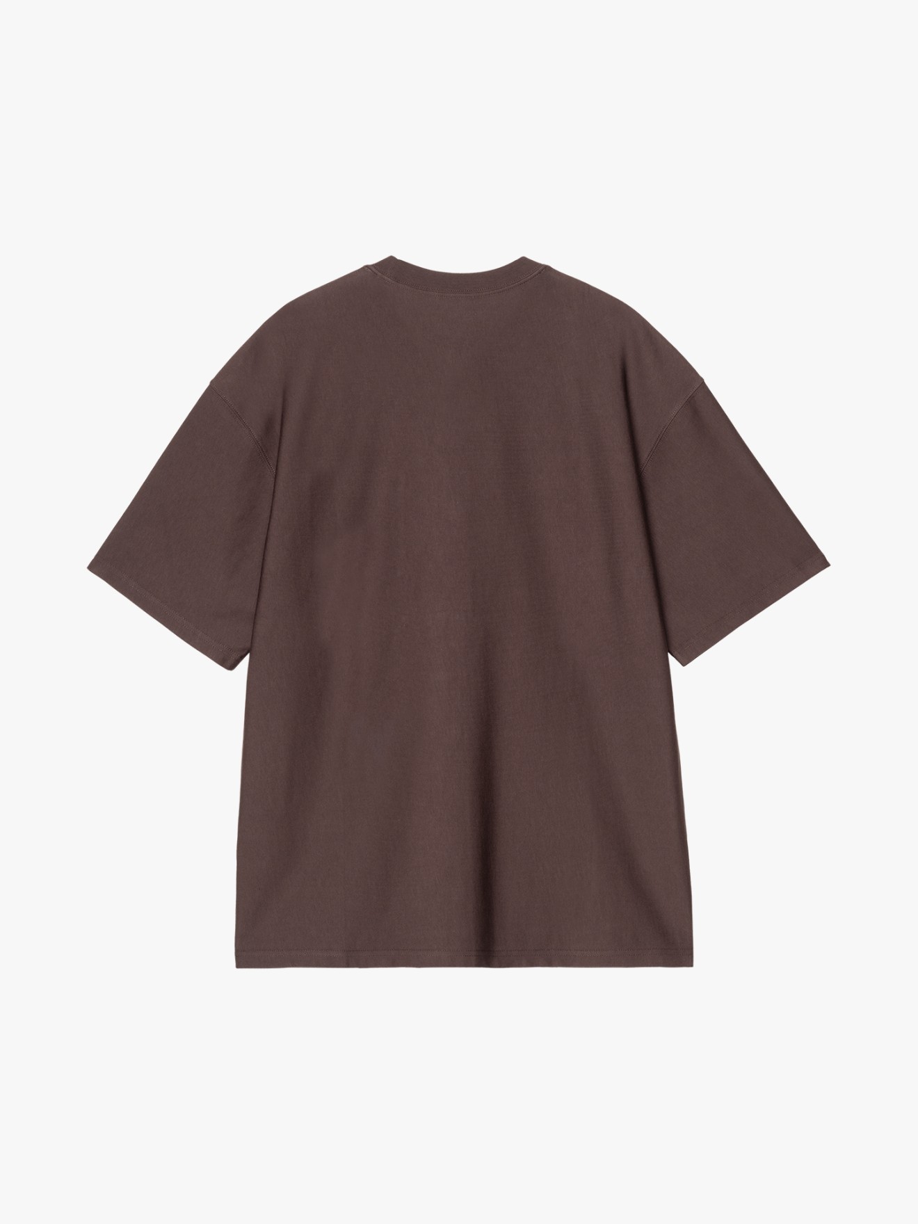 T-shirt Loose Pocket com Decote Redondo