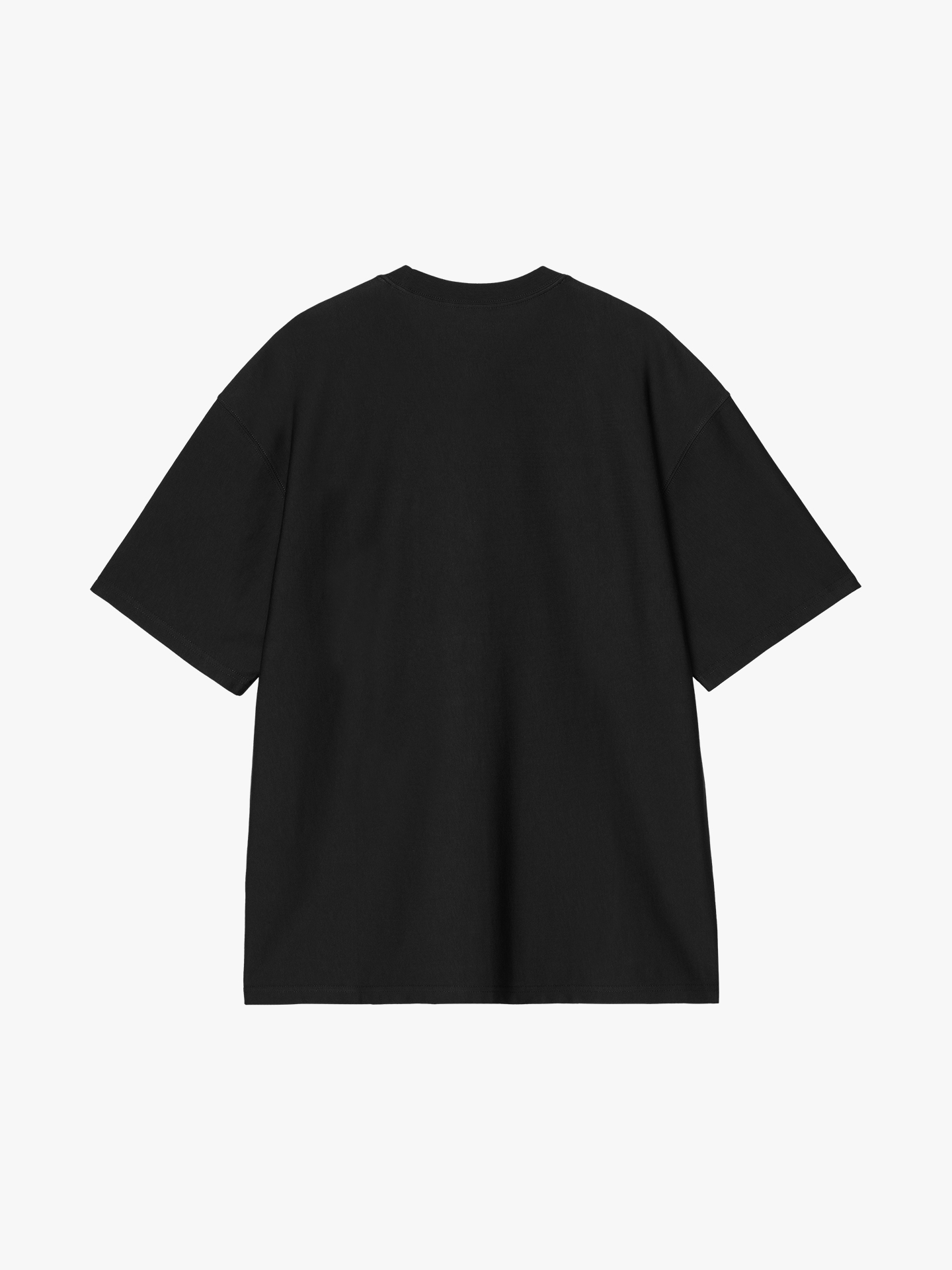 T-shirt Loose Pocket com Decote Redondo